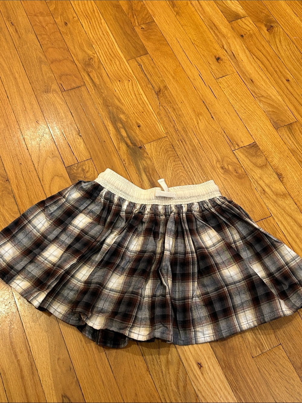 Zara Plaid Circle Skort